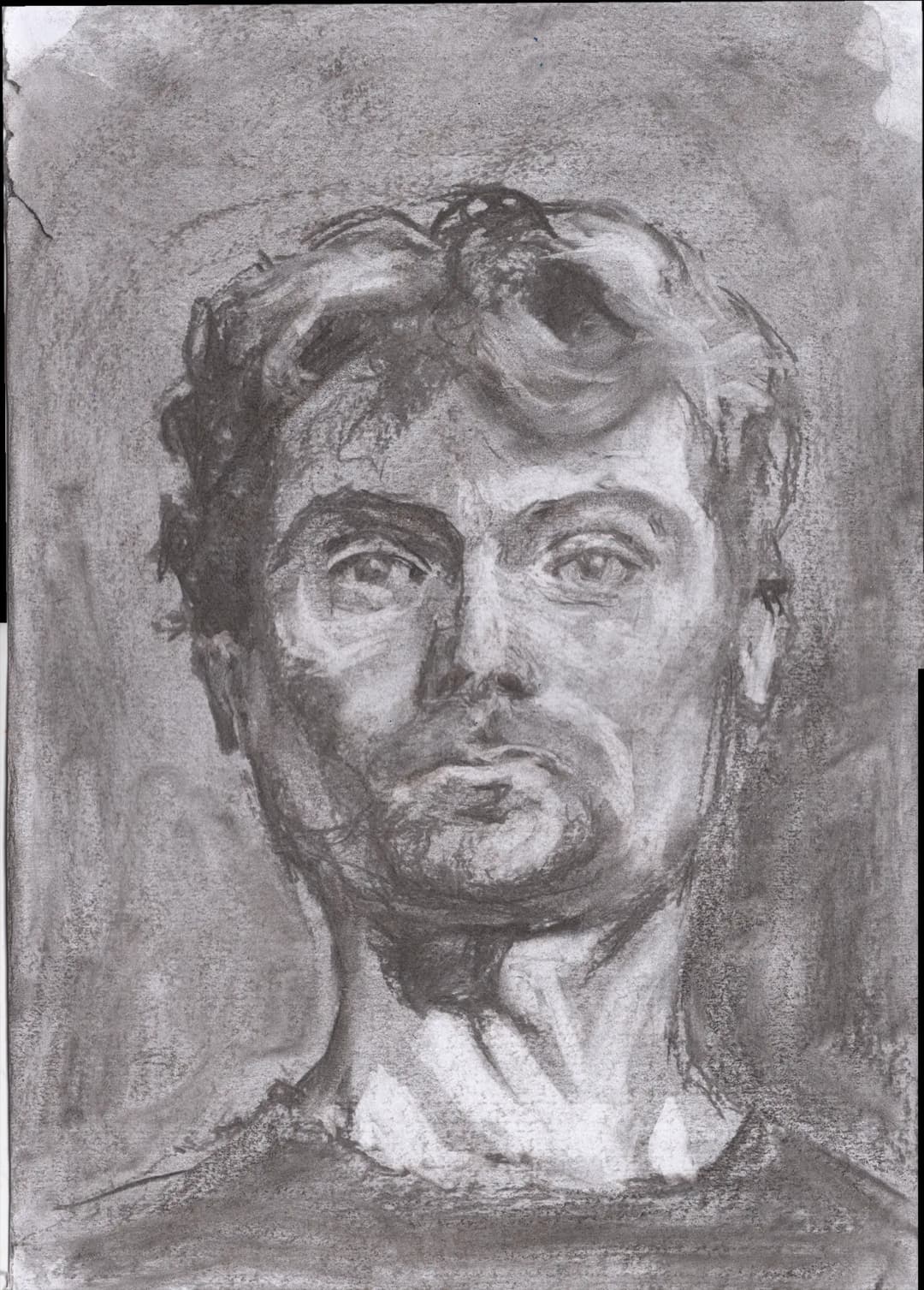 Charcoal Self Portrait